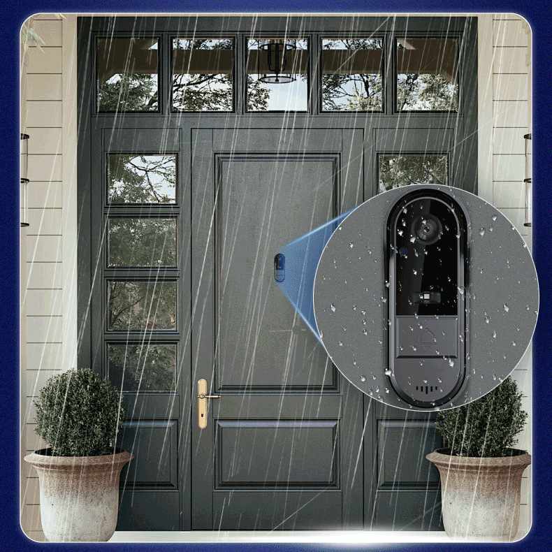 M15家用智能可视门铃低功耗高清夜视监控无线远程门铃WIF防水