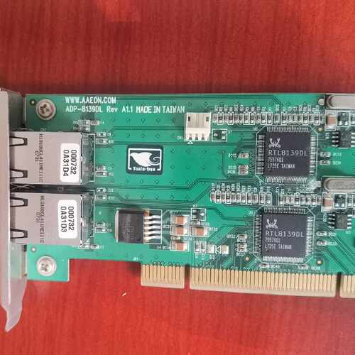 AAEON ultra机台pc网卡，型号ADP-8139DL
