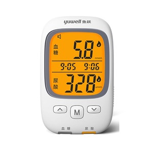 鱼跃尿酸血糖测试检测仪器家用高精准双功能一体机医疗官方旗舰店