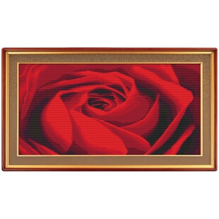 铿锵玫瑰十字绣ABV老三埃及长绒棉绣线精准印花满绣花卉客厅卧室