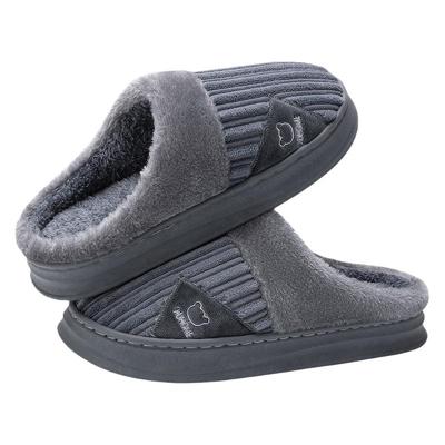 【男士大码】厚毛绒防滑保暖拖鞋