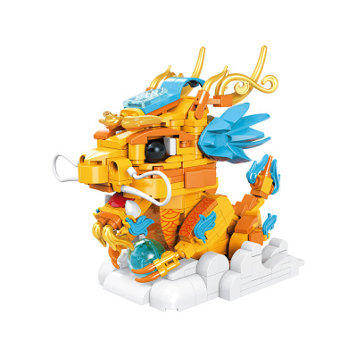 佳奇积木国产神兽男女孩拼装玩具