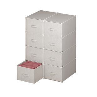 【宽41】衣柜收纳箱抽屉式衣物整理家用折叠储物柜分层隔板置物架