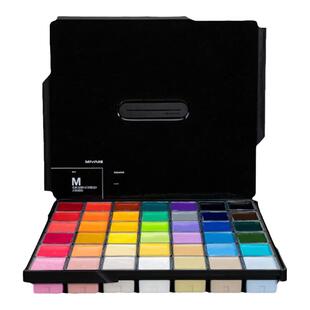 米娅水粉颜料套装M系42色43果冻颜料美术生专用艺考米亚80ml黑盒超级CJ初学联考一方原颜色彩绘图画画工具M