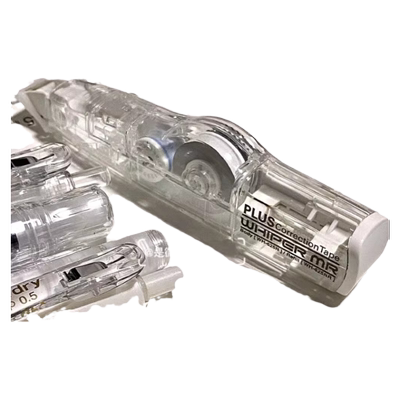 日本plus普乐士透明修正带实惠装