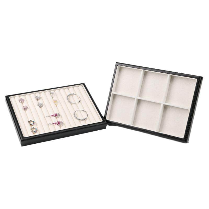 众美达珠宝托盘展示盘木纹麻布