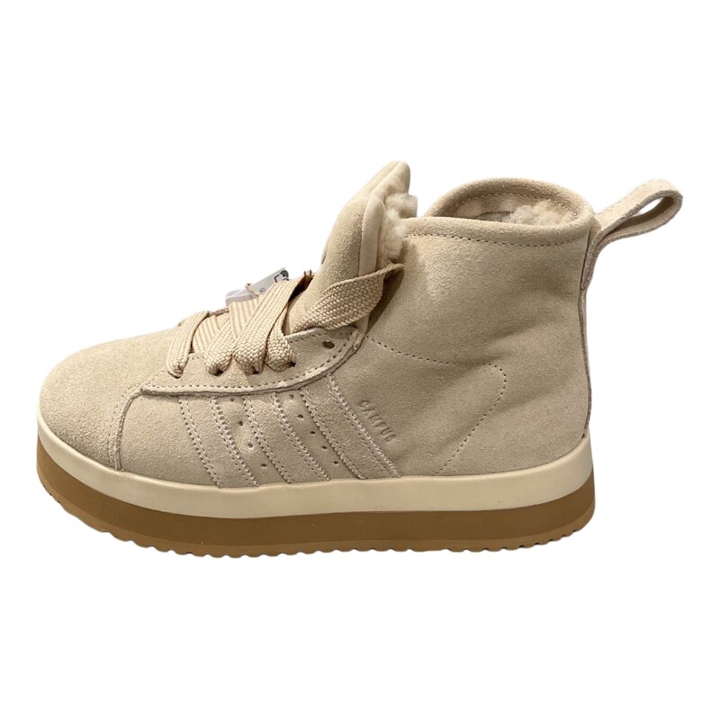 Adidas阿迪达斯男女2025冬新款防滑厚底耐磨缓震保暖雪地靴JR3735