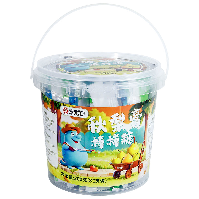 梨膏棒棒糖30%梨汁含量25支/桶