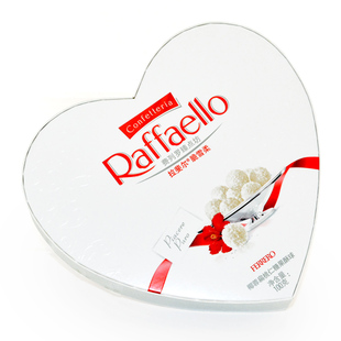 费列罗拉斐尔椰蓉扁桃仁白球心形示爱生日七夕情人圣诞节表白礼物