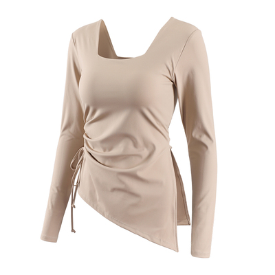 胖梨日记带胸垫大码瑜伽服女修身