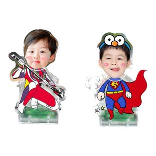 圣诞节车载摇头摆件定制头像照片车内饰品太阳能摇摇乐女士高级感