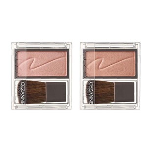 日本CEZANNE/倩诗丽单色腮红秋季限定款自然立体修饰轮廓提升气色