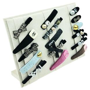 高档加厚创意一字发夹展示架头饰发卡首饰板家用摆摊饰品陈列收纳