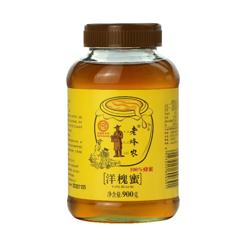 蜂蜜老蜂农900g瓶装商超同款
