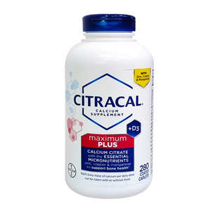 美国直邮 Bayer拜耳 Citracal美信钙柠檬酸钙+维生素D3钙片180粒