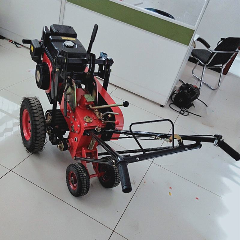 厂家手推式起草皮机农林机械批发手动可调节草皮移裁机省力高效