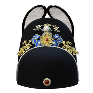 翼善冠明制汉服婚礼新郎官帽子中式礼帽古风饰品中式结婚配饰高端