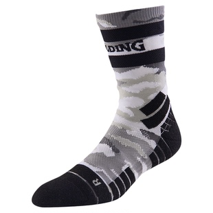 斯伯丁篮球袜男款长筒球员专业毛巾底青少年运动袜子徒步登山袜
