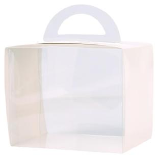 慕斯三角切块蛋糕盒西点盒甜品切件打包盒手提切片包装盒透明盒子