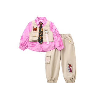 D.Bkyer女童尼克狐狸套装2026春季新款儿童cos衣服日常可穿礼服