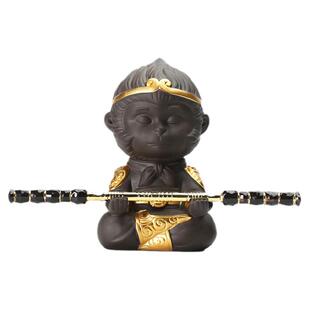 齐天大圣茶宠摆件精品可养孙悟空金箍棒个性茶具配件茶玩鱼缸摆设