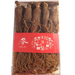 特大红参长白山足干人参皂苷单支30多克中药人参