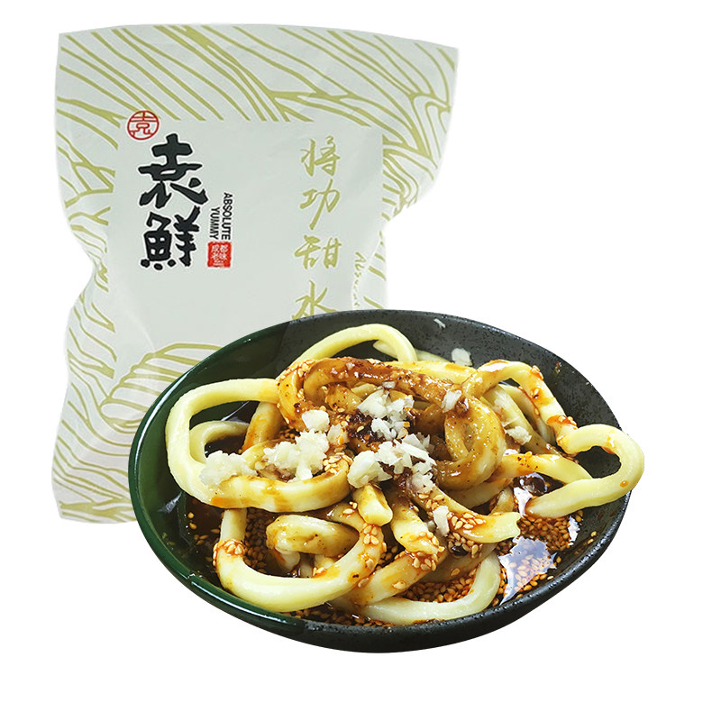 袁鲜5份成都手工甜辣红油面皮