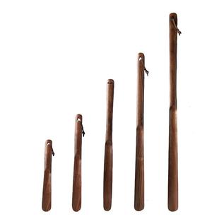 黑胡桃鞋拔子老人孕妇长柄提鞋器磁吸实木鞋抽加长鞋扒穿鞋不弯腰