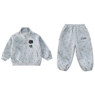 女童春装套装2026新款洋气儿童装春季女宝宝卫衣运动巨好看两件套