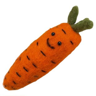 ins羊毛毡蔬菜水果西兰花挂件创意可爱包装饰钥匙扣情侣GJ177