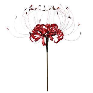 原创设计红色彼岸花曼珠沙华发簪复古簪子发钗头饰古风汉服发饰