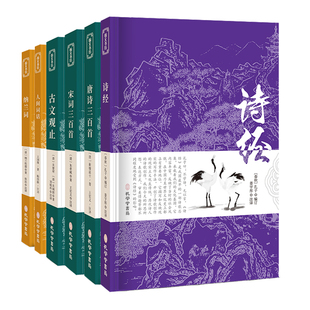 中国古诗词大全集正版唐诗宋词三百首人间词话纳兰词诗经古文观止原著完整版王国维小学生初中高中必备背书籍原文鉴赏析劝解注释zh