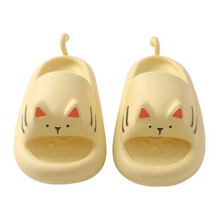 可爱小猫拖鞋女夏季2024新款外穿室内家居厚底踩屎感凉拖女款夏天