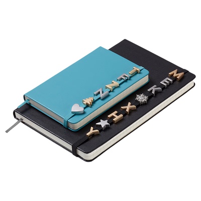 Moleskine笔记本配饰Charms字母