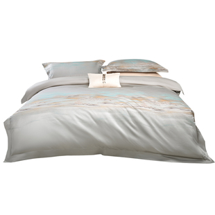 【成毅同款】洁玉踏梦山海寝居礼盒床上用品纯棉四件套蚕丝被枕头