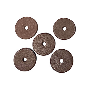 超薄高端双面封边牛皮隔片垫片文玩手串纯皮隔垫金刚菩提皮质配饰