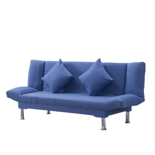 小户型北欧沙发懒人客厅卧室现代简约单双人经济型折叠午休床包邮