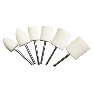 西德羊毛打磨头3mm柄进口羊毛轮玉石翡翠金属玻璃模具镜面抛光