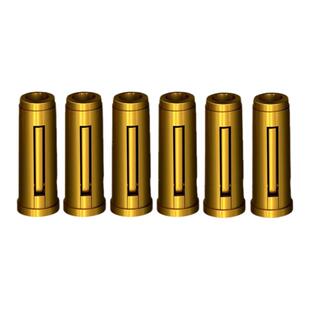 马格南zp5左轮软弹手枪玩具357专用配件子弹弹壳弹头零件可发射