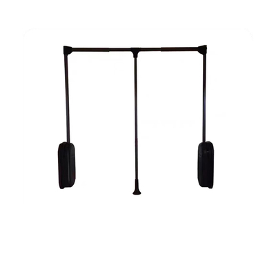 悍高升降挂衣杆双向缓冲