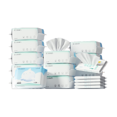 十月结晶婴儿嘟嘟棉柔巾不易掉毛