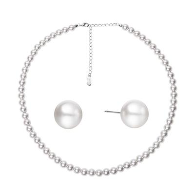 【粉丝专享】ARSIS白色/灰色项链套装原创设计耳钉时尚锁骨链