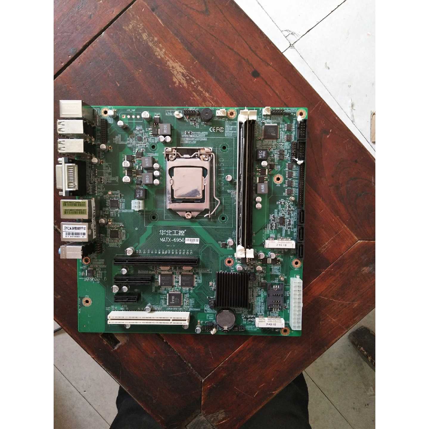 议价华北工控MATX一6958工业主板双网卡工业主板MATX可维修
