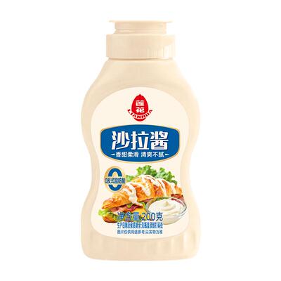 莲花香甜味挤压瓶装沙拉酱