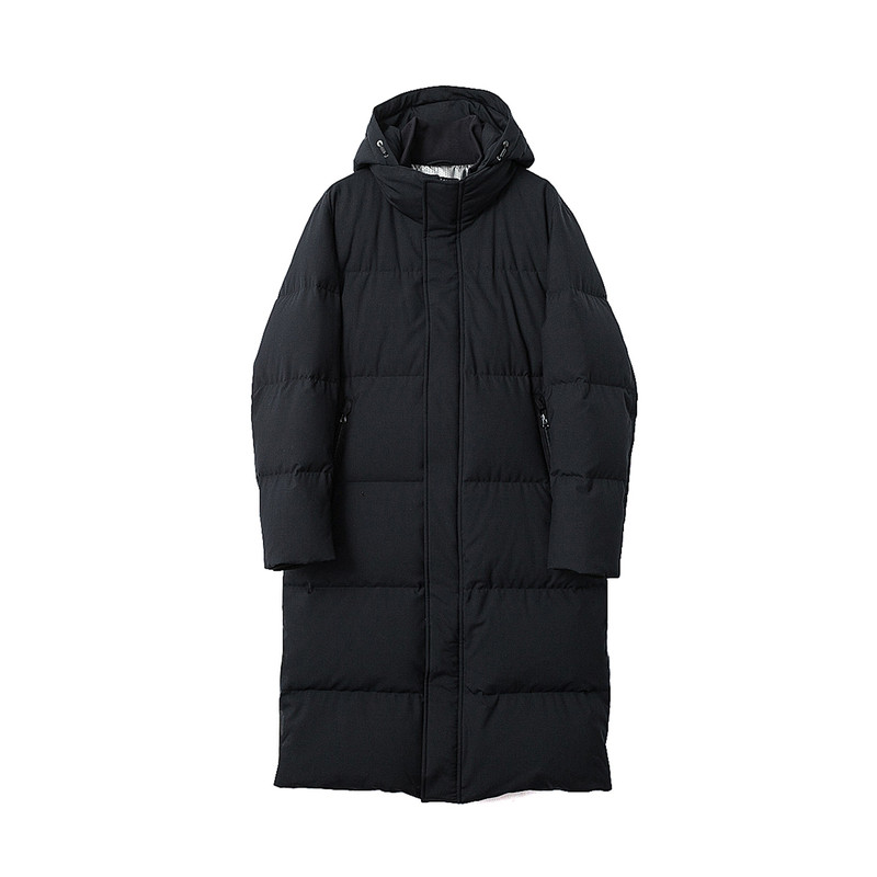 Aomitu意产120S丝羊毛长款鹅绒服