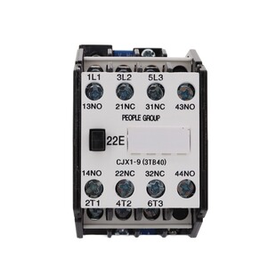 人民电器交流接触器CJX1-9 12 16 22 32/22 3TB40 41 42 43 4417