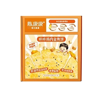 陈康康鸡内金山药茯苓焦饼260g