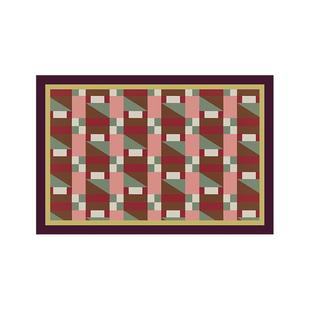 格岚迪中古风丝圈入户地垫入户门口外地垫耐脏免洗室外踩脚垫耐磨