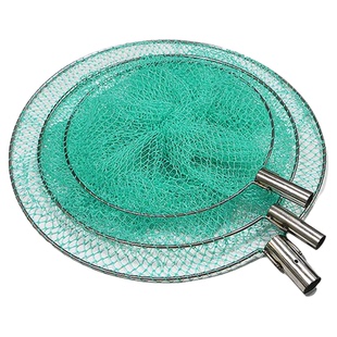 不锈钢24股抄网特大号加粗实心抓鸡专用网手工编织捞鱼网兜大物头