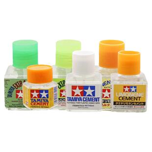 田宫胶水流缝胶水橙味白盖高达模型专用胶水速干绿盖无缝制作胶